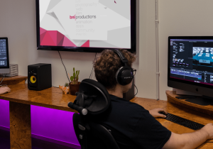 Post-production editing for video projects in Belfast