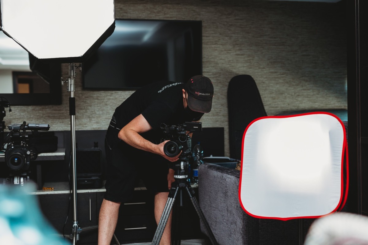 Professional film crew providing video production in Belfast